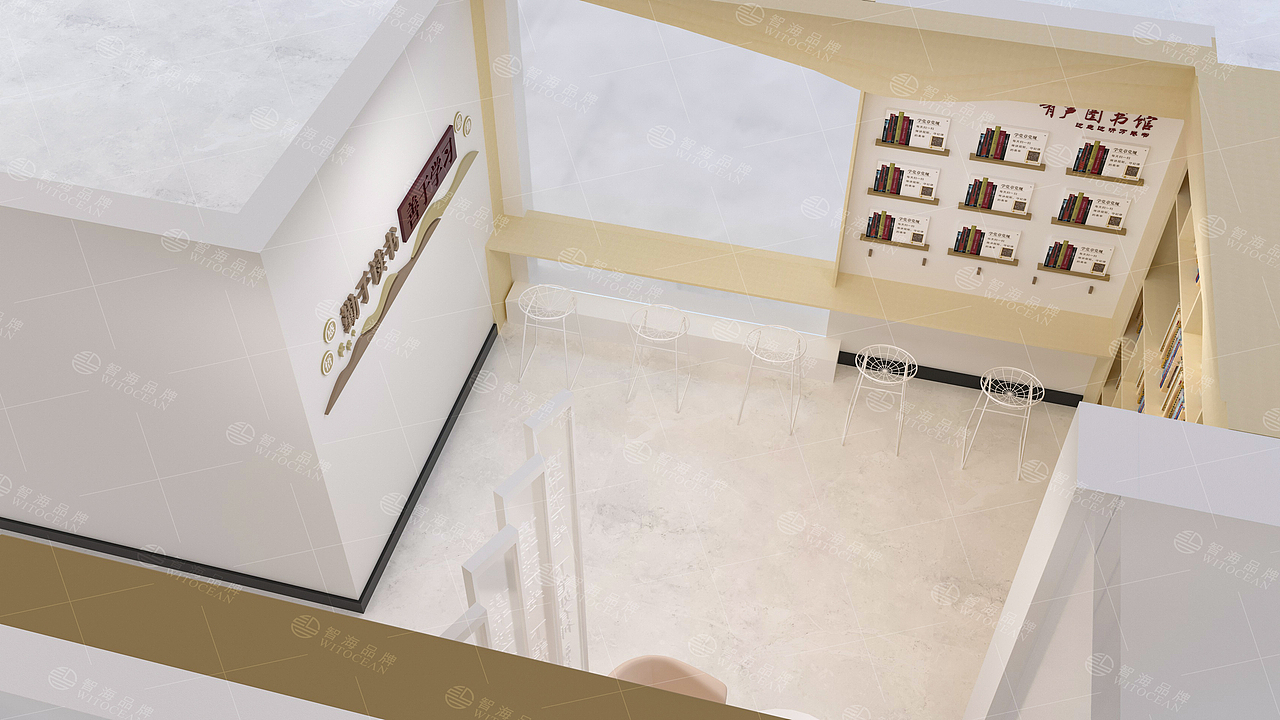 健身区、读书区文化墙空间（图ZNDAxNjMwMzAw） - 商业空间设计 - 站酷设计师河南智海品牌企划原创素材 - 站酷ZCOOL