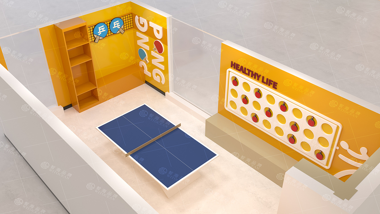 健身区、读书区文化墙空间（图ZNDAxNjMwNDYw） - 商业空间设计 - 站酷设计师河南智海品牌企划原创素材 - 站酷ZCOOL