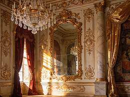 豪華巴洛克金色浮雕宮廷風(fēng)背景圖