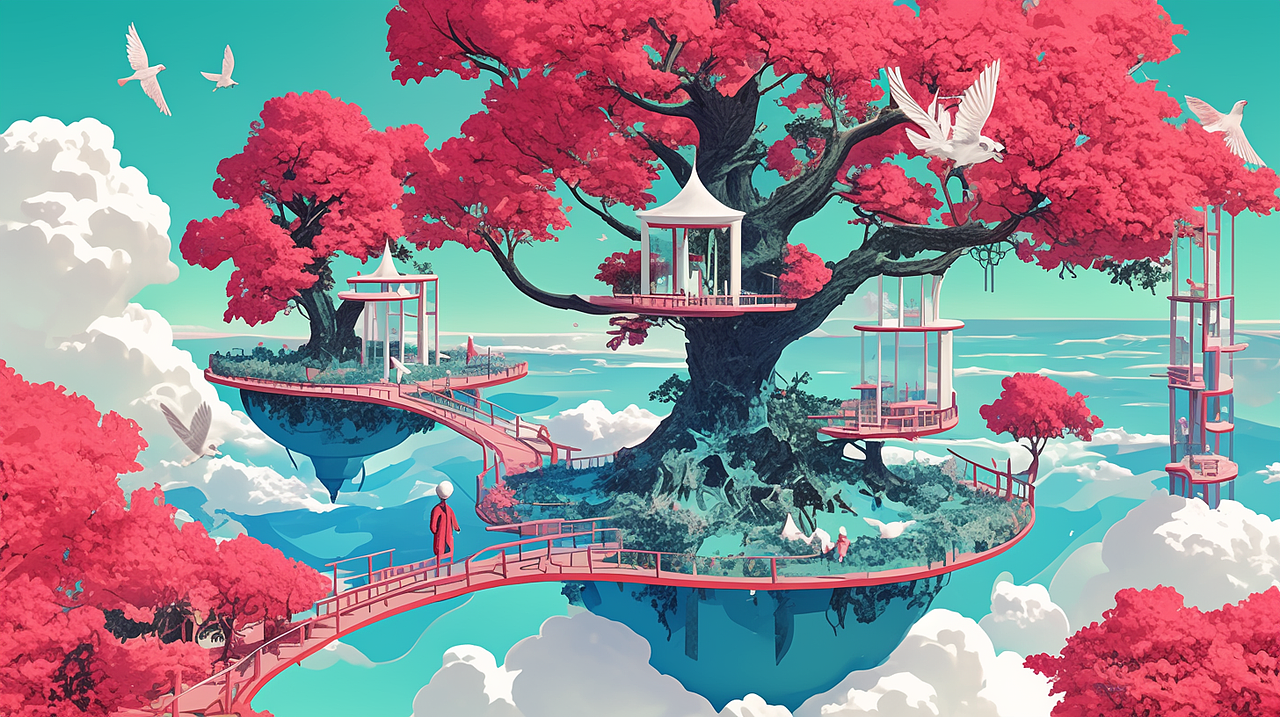AI美学（图ZNDAxNjQ1NjI4） - 艺术插画 - 站酷设计师西玥AIGC原创素材 - 站酷ZCOOL