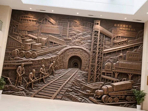工业博物馆浮雕设计定制