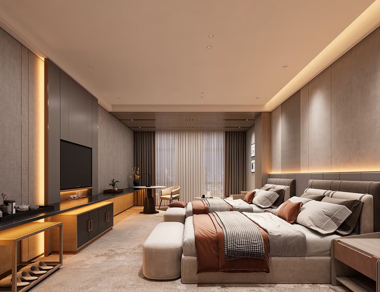 酒店各房型表现（图ZNDAxNjYxOTgw） - 商业空间设计 - 站酷设计师周奈一原创素材 - 站酷ZCOOL