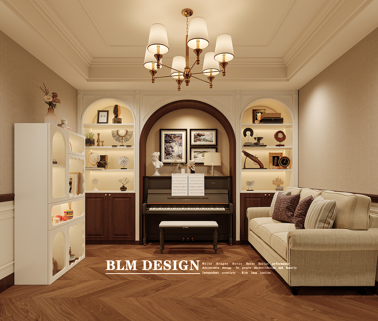 美式效果图设计（图ZNDAxNjY3ODg0） - 家装设计 - 站酷设计师艺米空间视觉表现原创素材 - 站酷ZCOOL