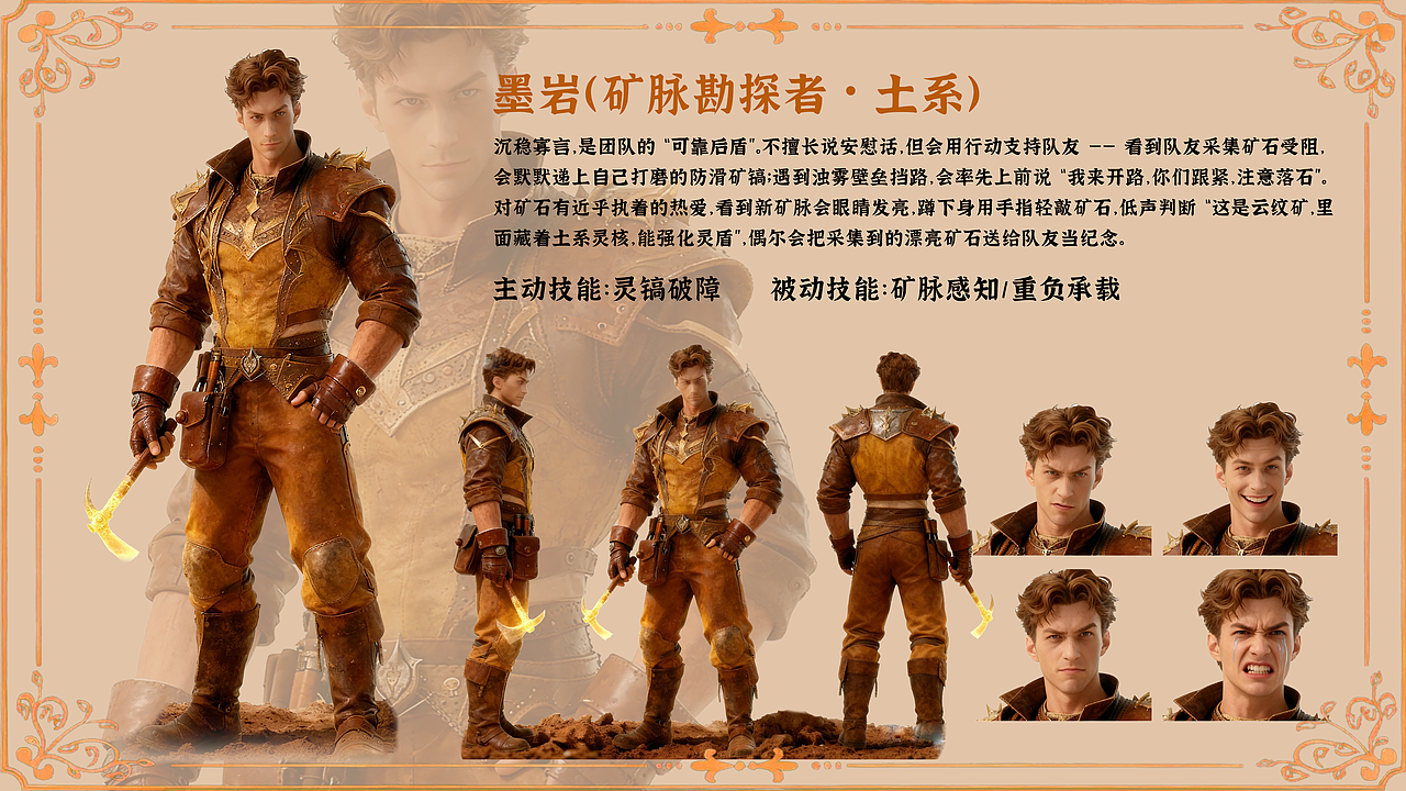 游戏人物设计合集（图ZNDAxNjcyMzAw） - AI作品 - 站酷设计师偷藏一罐星星原创素材 - 站酷ZCOOL