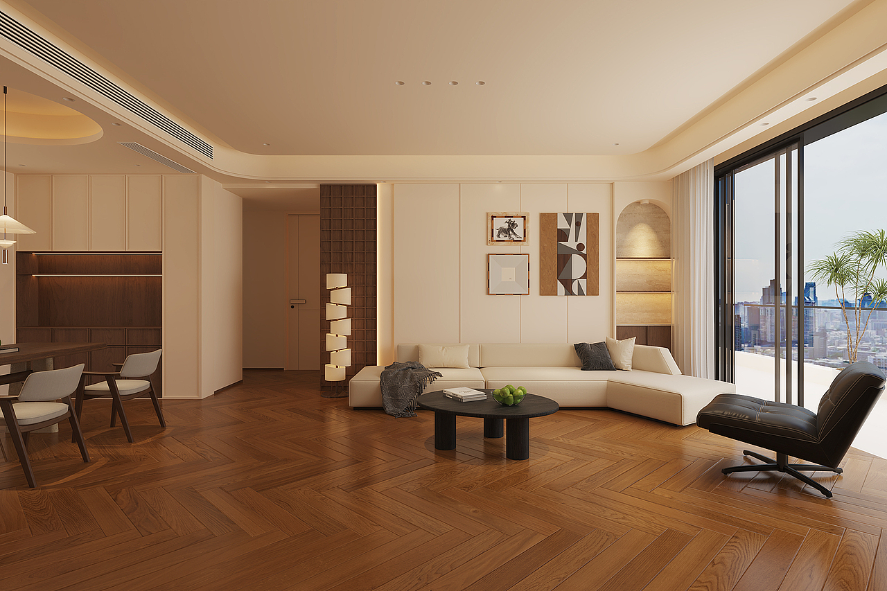 现代中古风家居 宋氏美学-一凡（图ZNDAxNjc3NTIw） - 家装设计 - 站酷设计师壹度空间1016原创素材 - 站酷ZCOOL