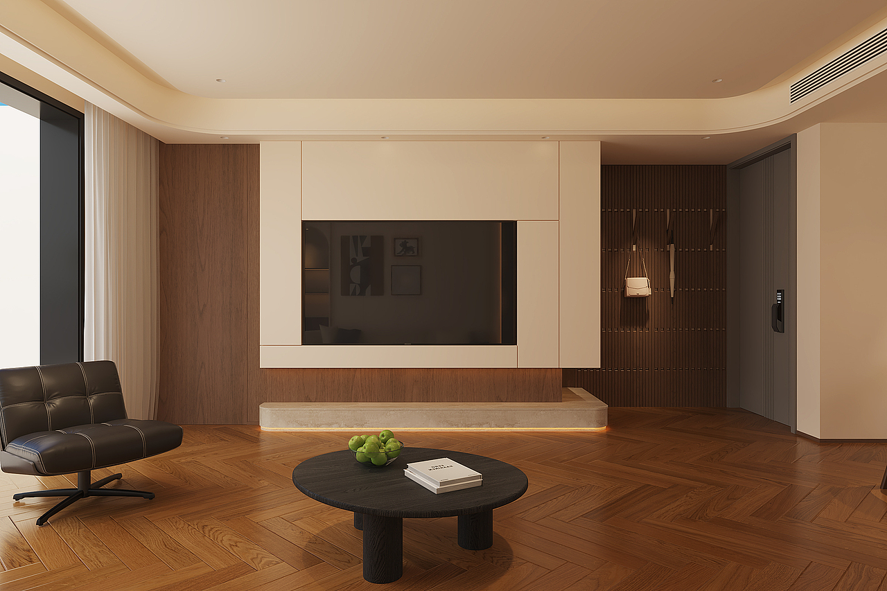 现代中古风家居 宋氏美学-一凡（图ZNDAxNjc3NTI0） - 家装设计 - 站酷设计师壹度空间1016原创素材 - 站酷ZCOOL