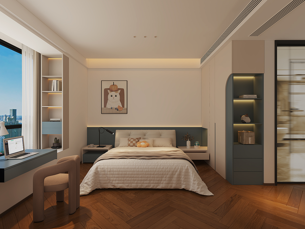 现代中古风家居 宋氏美学-一凡（图ZNDAxNjc3NjE2） - 家装设计 - 站酷设计师壹度空间1016原创素材 - 站酷ZCOOL