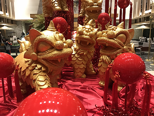 沈阳清河半岛舞狮主题新春美陈设计执行全案