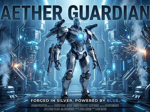 AI 视频（突出角色反差 + 科幻国风融合）