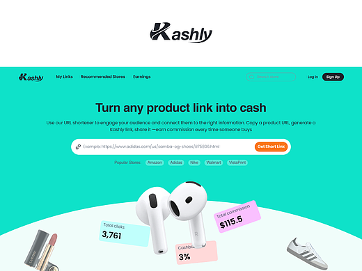 Kashly-简易的分享赚佣项目