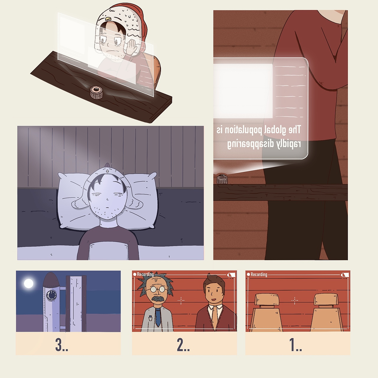 IF I WAS THE LAST HUMAN（图ZNDAxNjgzOTQw） - 绘本 - 站酷设计师壹2三原创素材 - 站酷ZCOOL