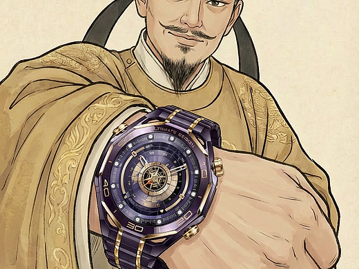 AIGC x 华为紫金腕表 |《古代名流圈的斗宝大会》