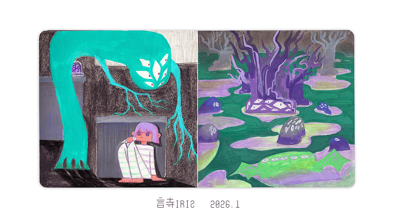 灵感速写本（图ZNDAxNjk1NzY4） - 艺术插画 - 站酷设计师言寺插画原创素材 - 站酷ZCOOL