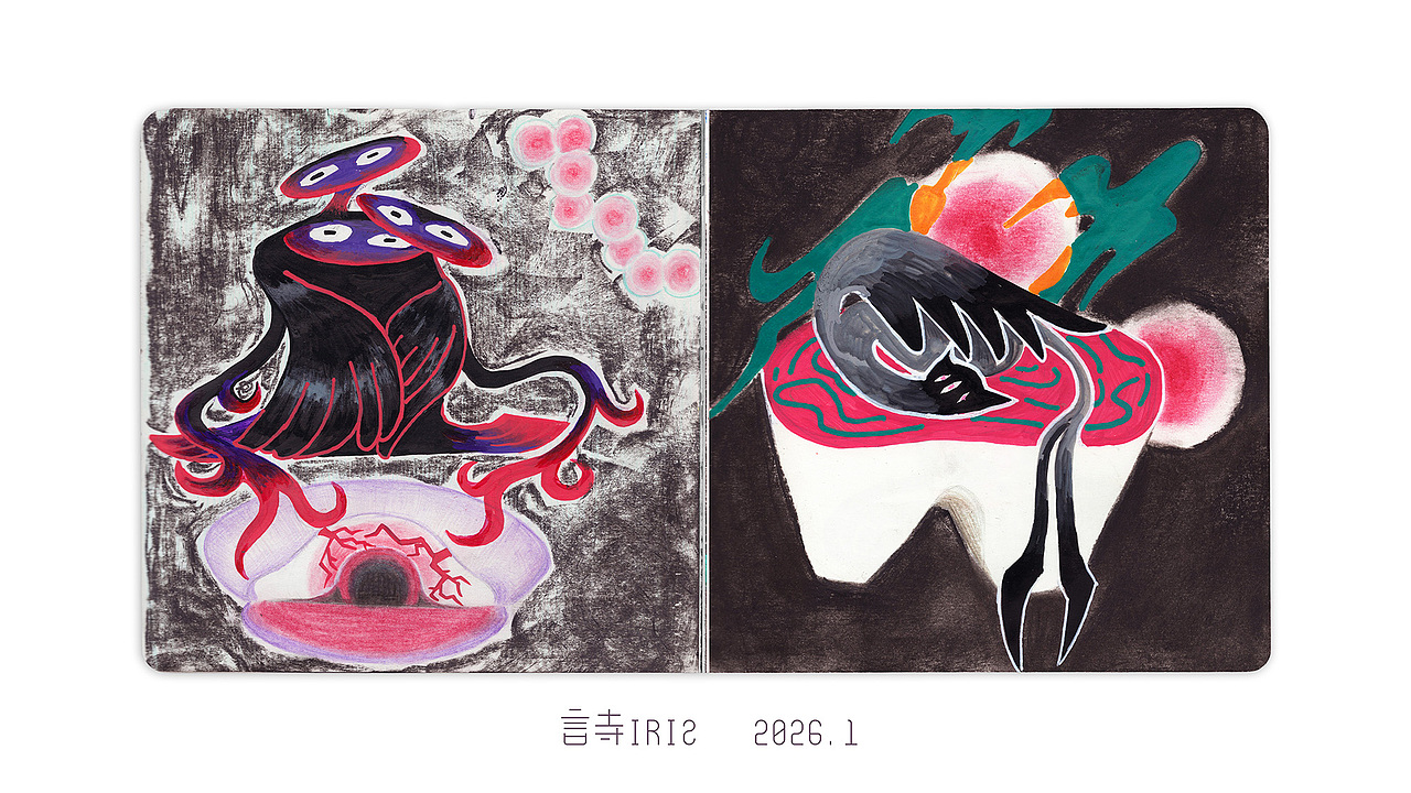 灵感速写本（图ZNDAxNjk1Nzcy） - 艺术插画 - 站酷设计师言寺插画原创素材 - 站酷ZCOOL