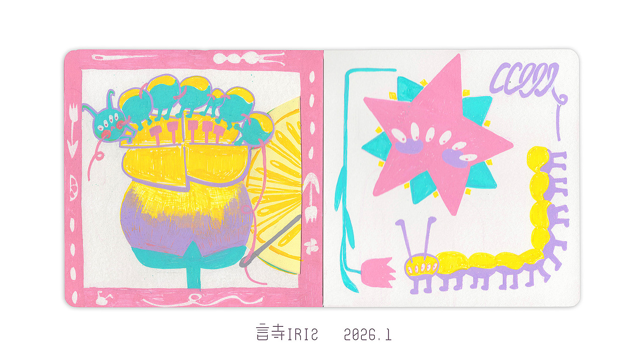 灵感速写本（图ZNDAxNjk1Nzk2） - 艺术插画 - 站酷设计师言寺插画原创素材 - 站酷ZCOOL