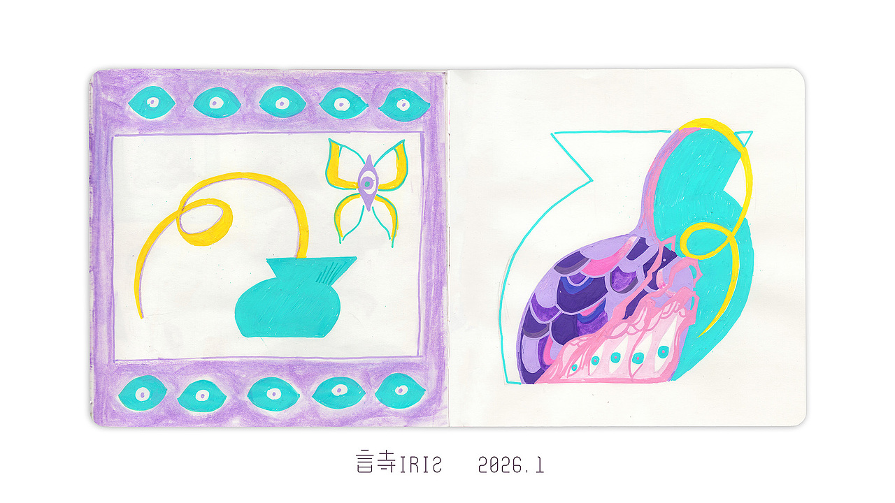 灵感速写本（图ZNDAxNjk1Nzg0） - 艺术插画 - 站酷设计师言寺插画原创素材 - 站酷ZCOOL