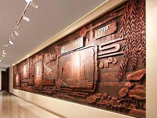 银行行史馆浮雕设计公司