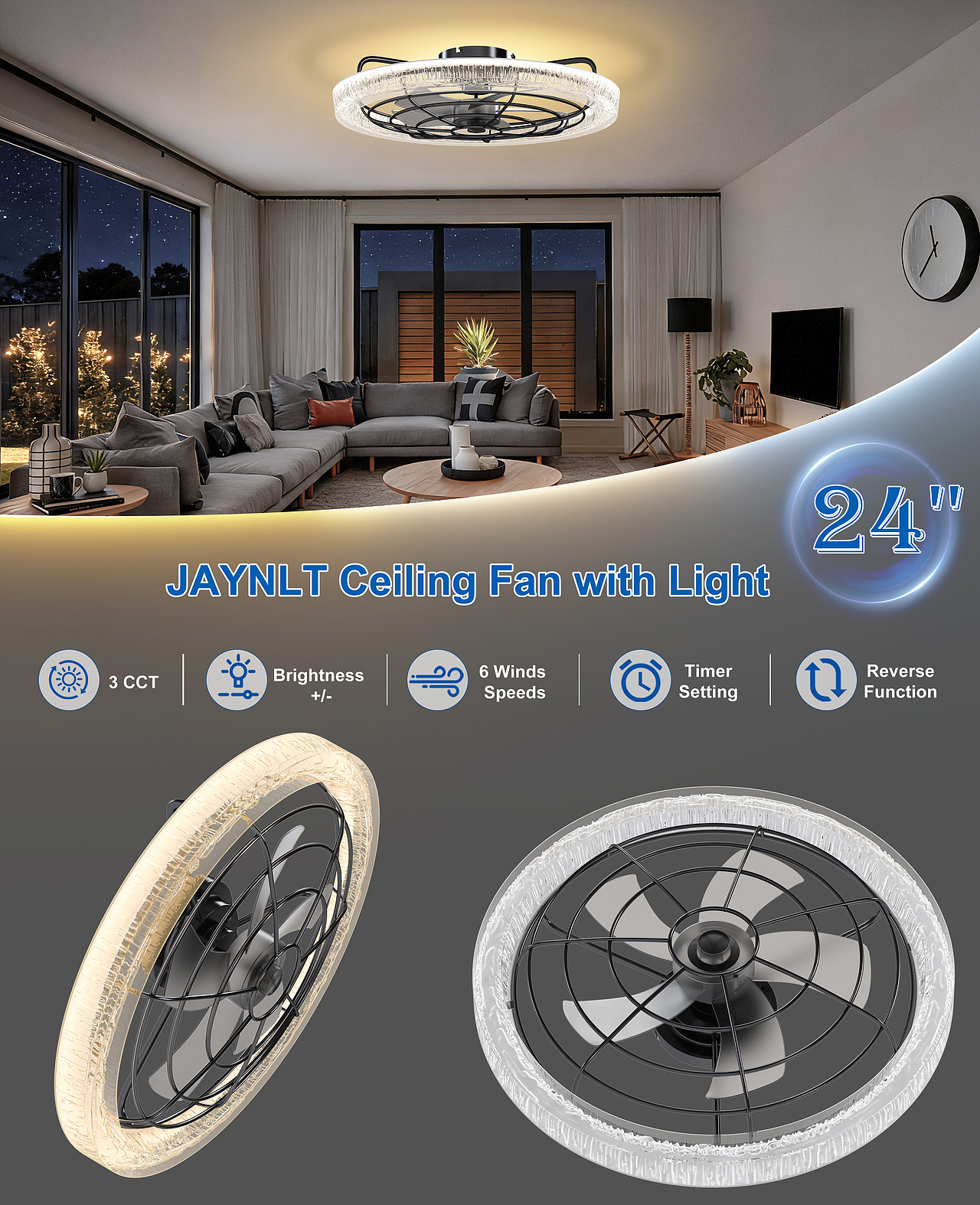 24寸风扇灯（图ZNDAxNjk5MzQw） - 产品 - 站酷设计师蒙奇Dli娜原创素材 - 站酷ZCOOL