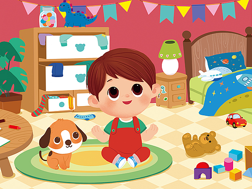 寶寶整理書（個人主頁-ZNzMwNjQ1NzI=） - 兒童插畫 - 站酷設(shè)計師丁兩原創(chuàng)素材 - 站酷ZCOOL