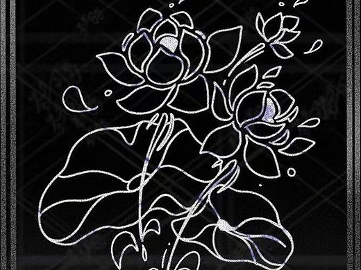 【荷叶莲】植物花卉  花纹素材