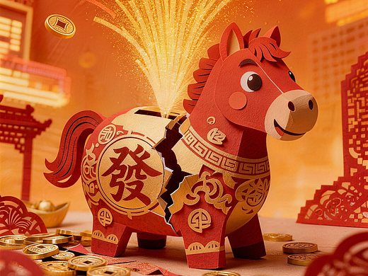 《馬趣橫生》（個(gè)人主頁(yè)-ZNzMwNjcxODA=） - 海報(bào) - 站酷設(shè)計(jì)師我叫卜一原創(chuàng)素材 - 站酷ZCOOL