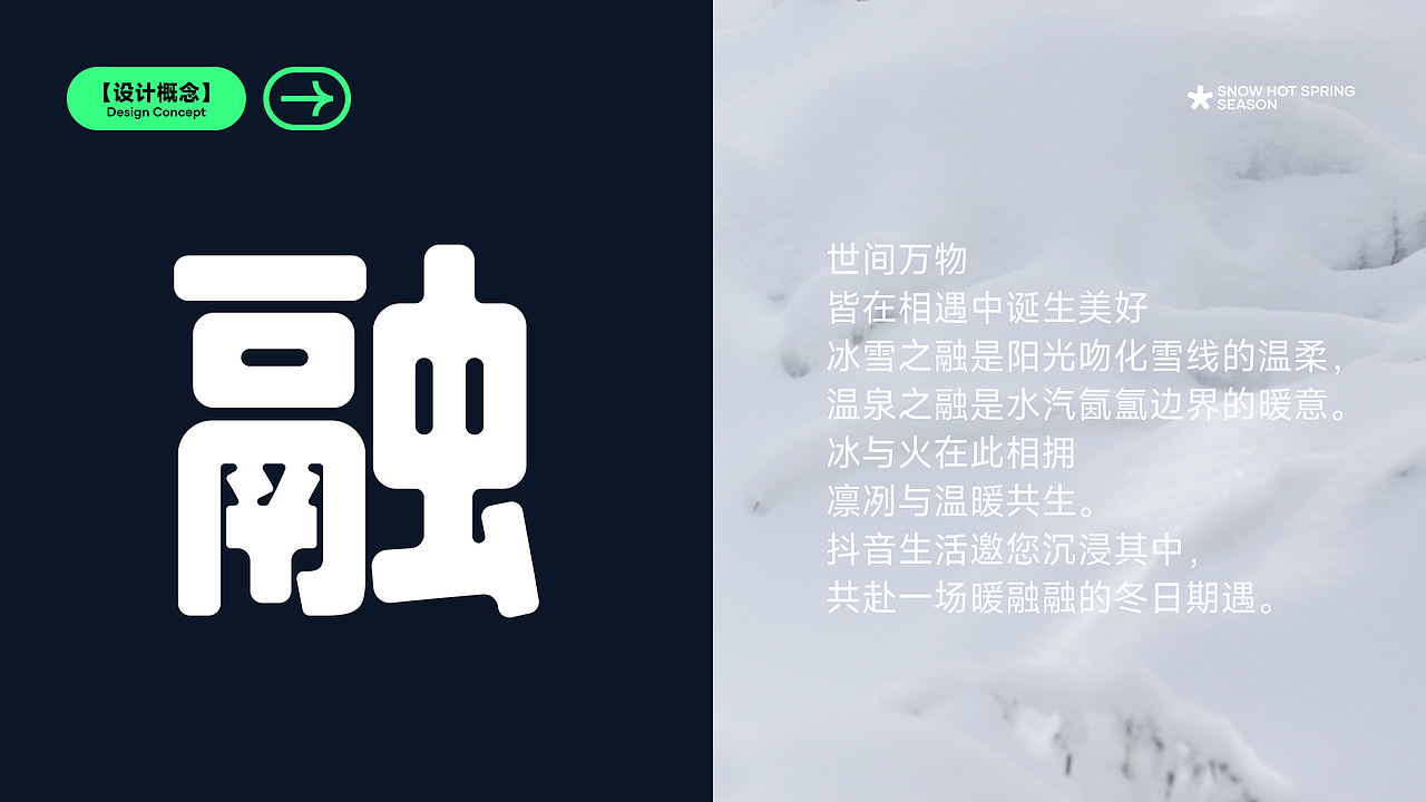 抖音生活冰雪温泉季2025全案设计