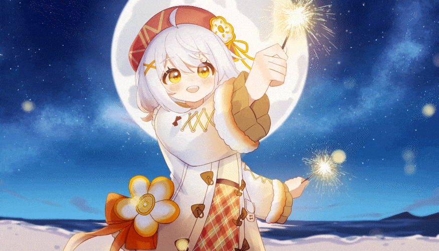 【动态壁纸】VTuber动态壁纸_烟花(尾幼mayori)（图ZNDAxNzM0NDA4） - 创作习作 - 站酷设计师来只奶茶原创素材 - 站酷ZCOOL