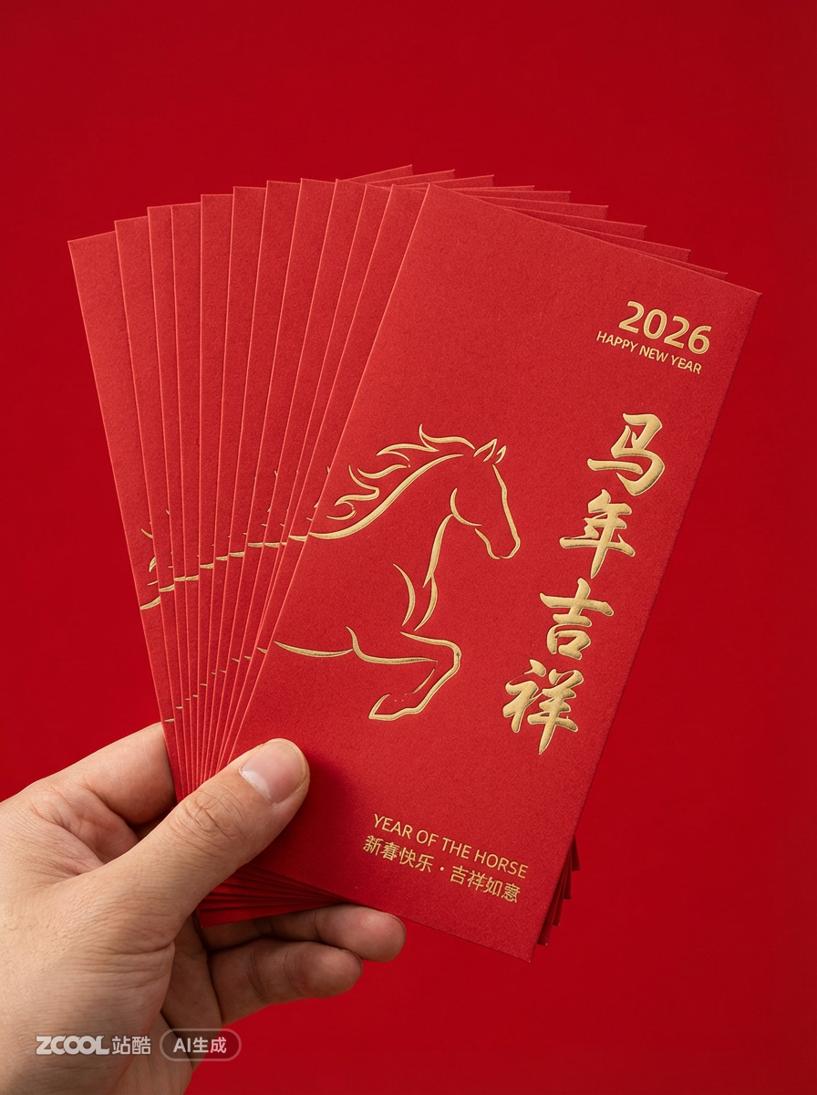 1分钟做马年春节海报物料,真的太牛了!(附提示词)(图ZMTUzODI5MTI=) - 资讯 - 站酷设计师站酷AI资产原创素材 - 站酷ZCOOL