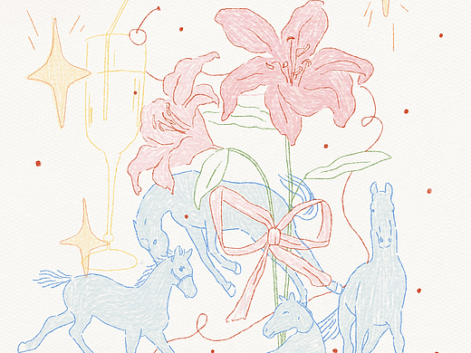 小马图案印花设计