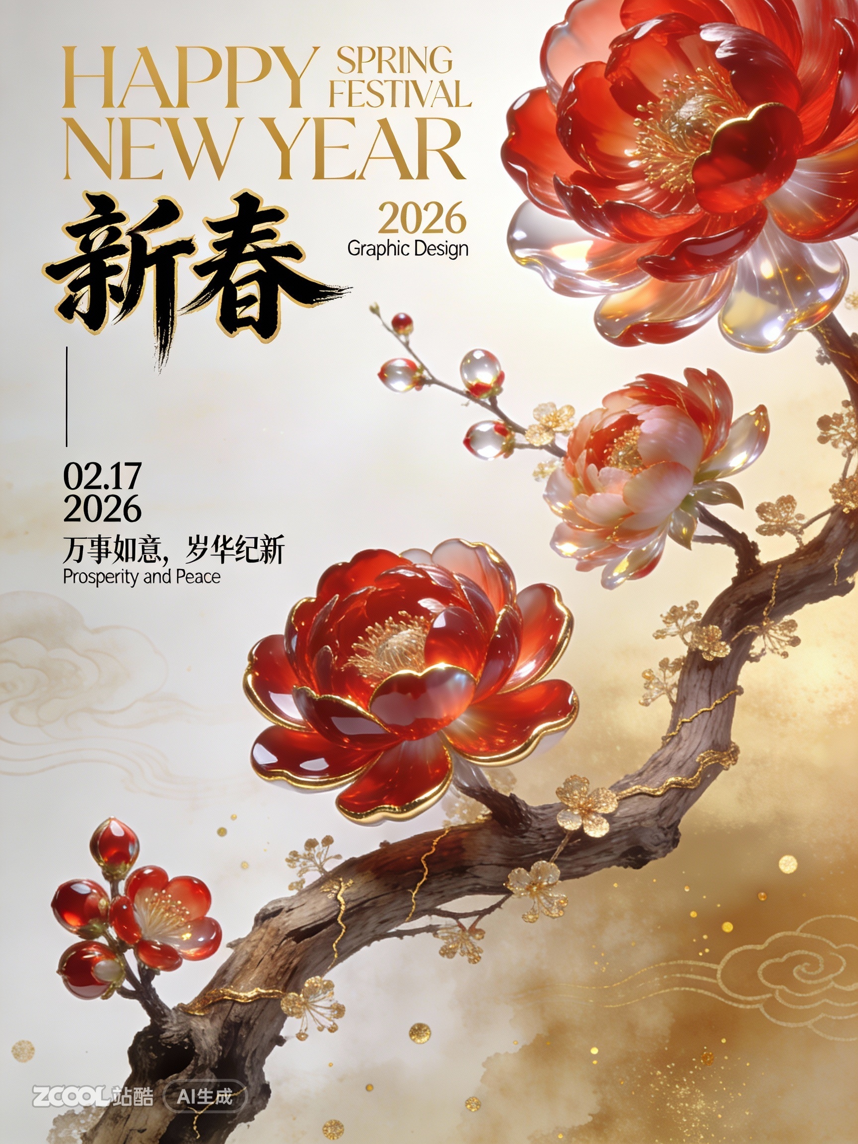 1分钟做马年春节海报物料,真的太牛了!(附提示词)(图ZMTUzODMwNjg=) - 资讯 - 站酷设计师站酷AI资产原创素材 - 站酷ZCOOL