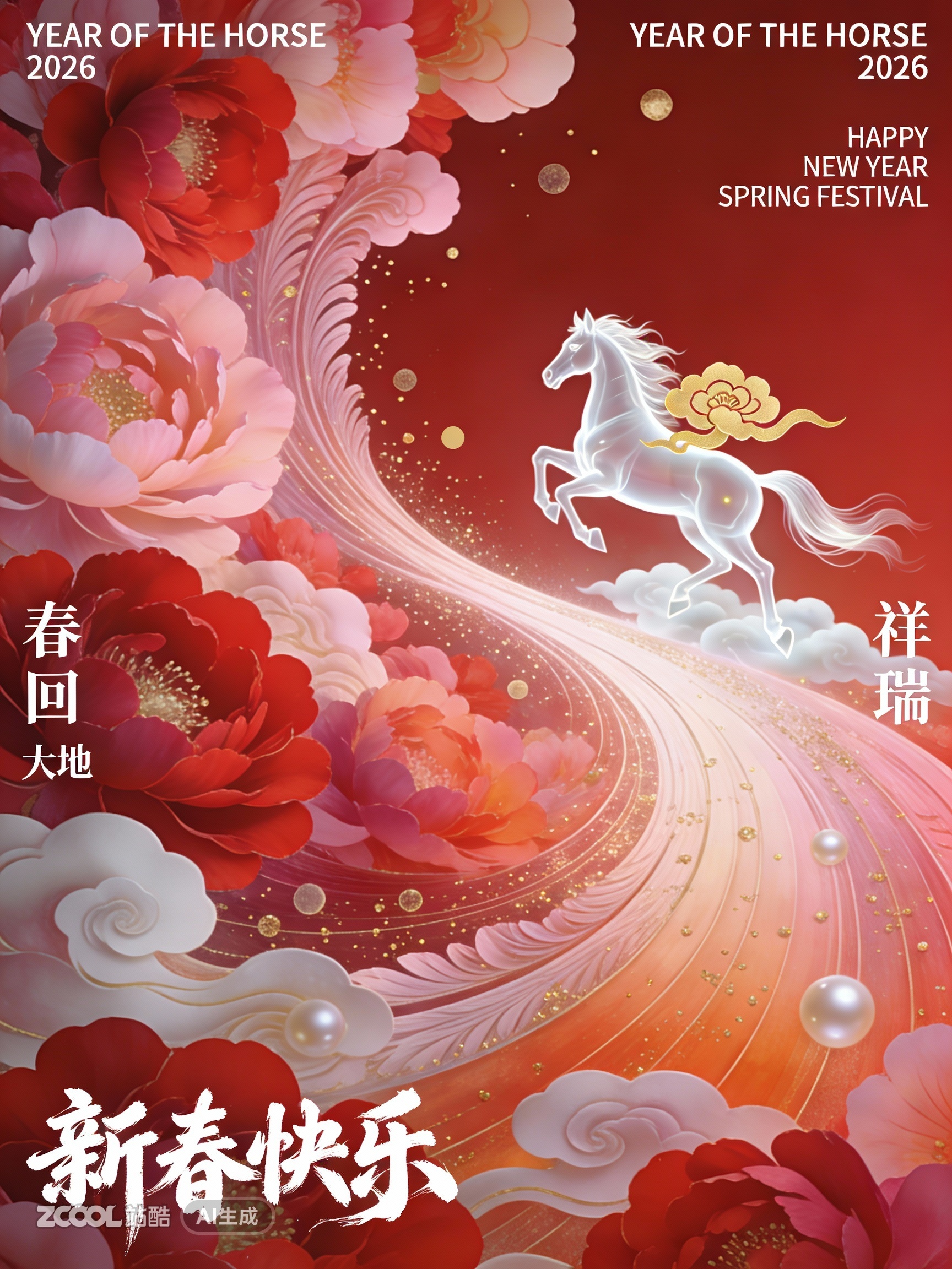 1分钟做马年春节海报物料,真的太牛了!(附提示词)(图ZMTUzODMwNzI=) - 资讯 - 站酷设计师站酷AI资产原创素材 - 站酷ZCOOL