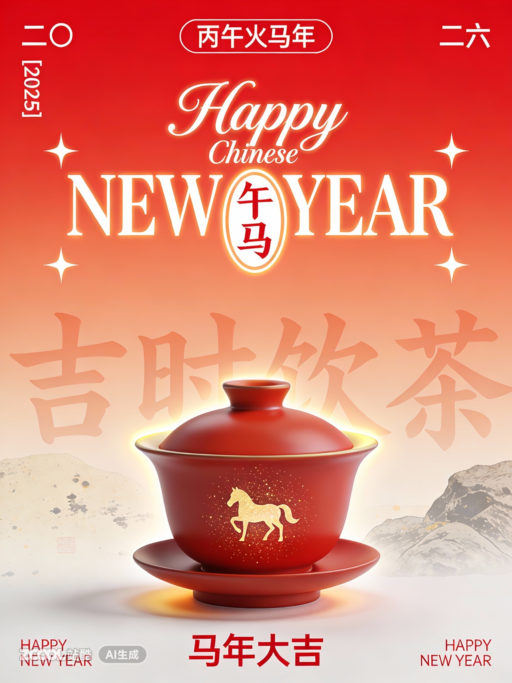 1分钟做马年春节海报物料,真的太牛了!(附提示词)(图ZMTUzODMwODA=) - 资讯 - 站酷设计师站酷AI资产原创素材 - 站酷ZCOOL