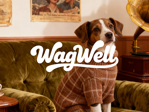 WagWelL宠物零食窝具品牌设计全案