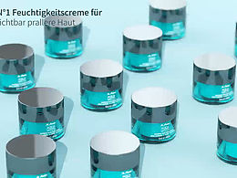 一組化妝品三維動畫