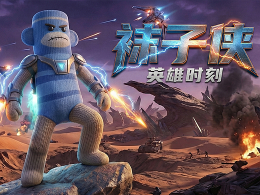 AI短片《袜子侠》