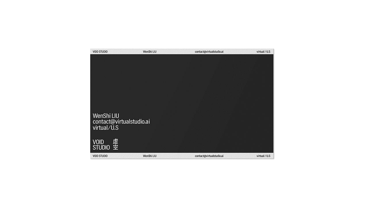 VOID STUDIO Brand Image Design（图ZNDAxNzY0NTUy） - 品牌 - 站酷设计师花劍Huajian原创素材 - 站酷ZCOOL