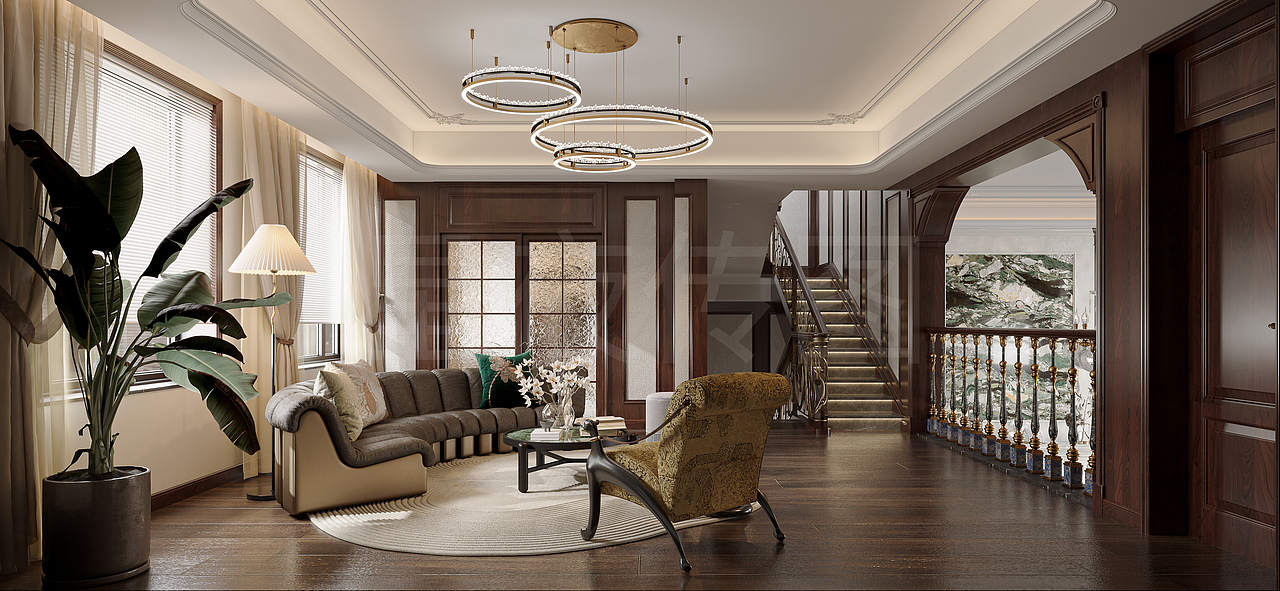 在都市的繁忙节奏之外总有一处居所承载着对生活的想象（图ZNDAxNzY4NzYw） - 家装设计 - 站酷设计师效果图施工图慕晨原创素材 - 站酷ZCOOL