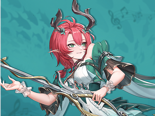 《鸣潮》夏空-同人示范绘画步骤