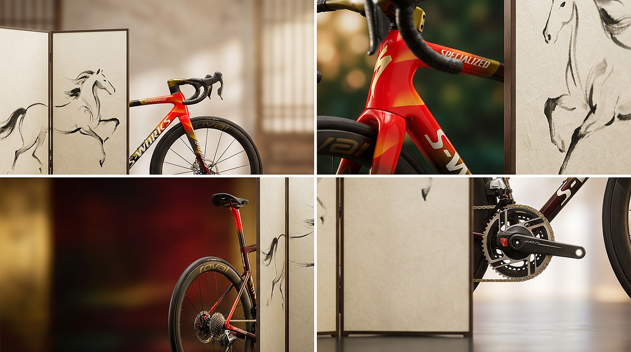 公路车迷的马年浪漫：东方美学 × 工业风骏骑（图ZNDAxNzgxNDg0） - 电商 - 站酷设计师尹广波原创素材 - 站酷ZCOOL