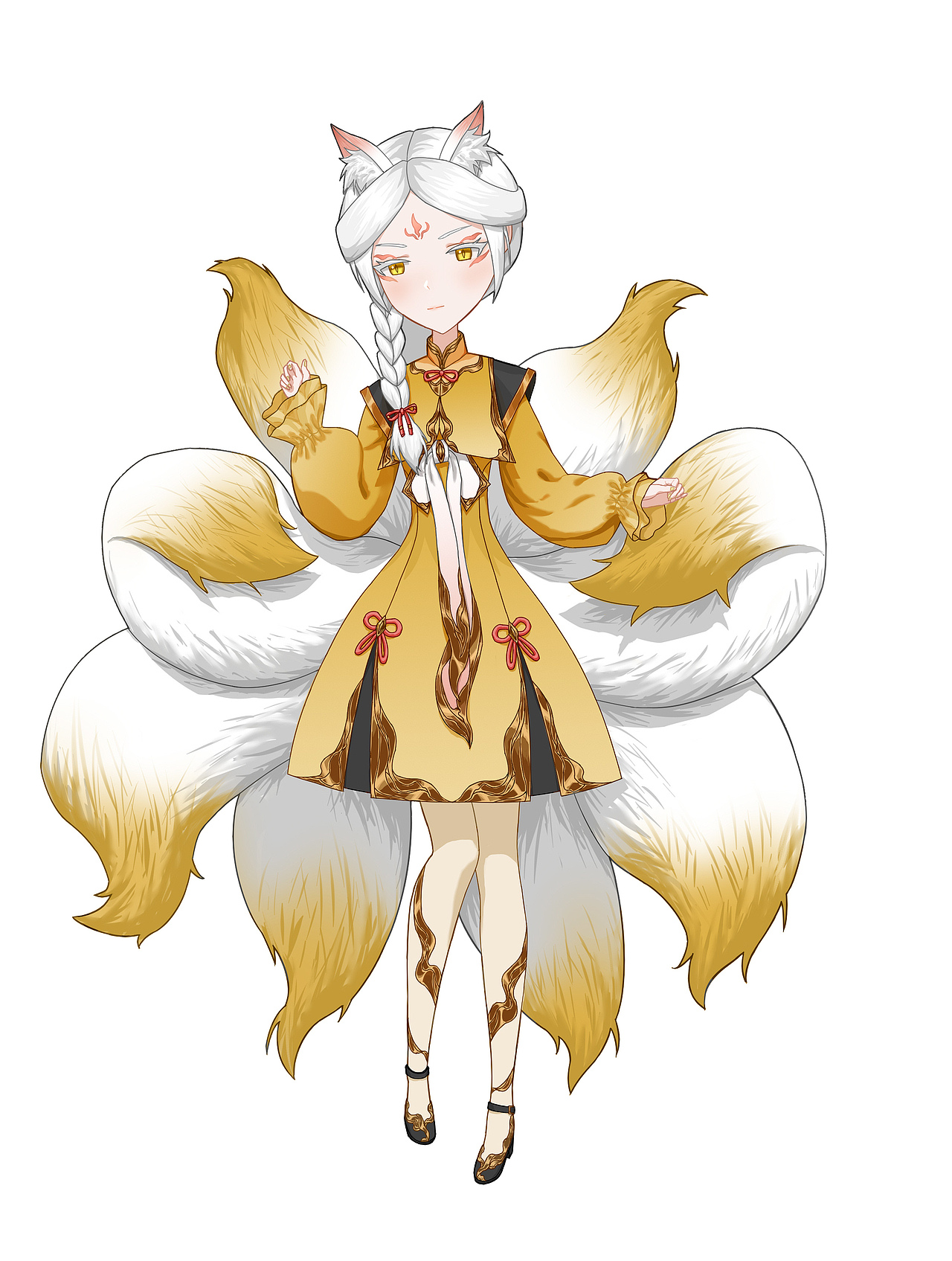 画了就发富贵小狐仙（图ZNDAxNzgzNDU2） - 概念设定 - 站酷设计师吉祥宝龍原创素材 - 站酷ZCOOL