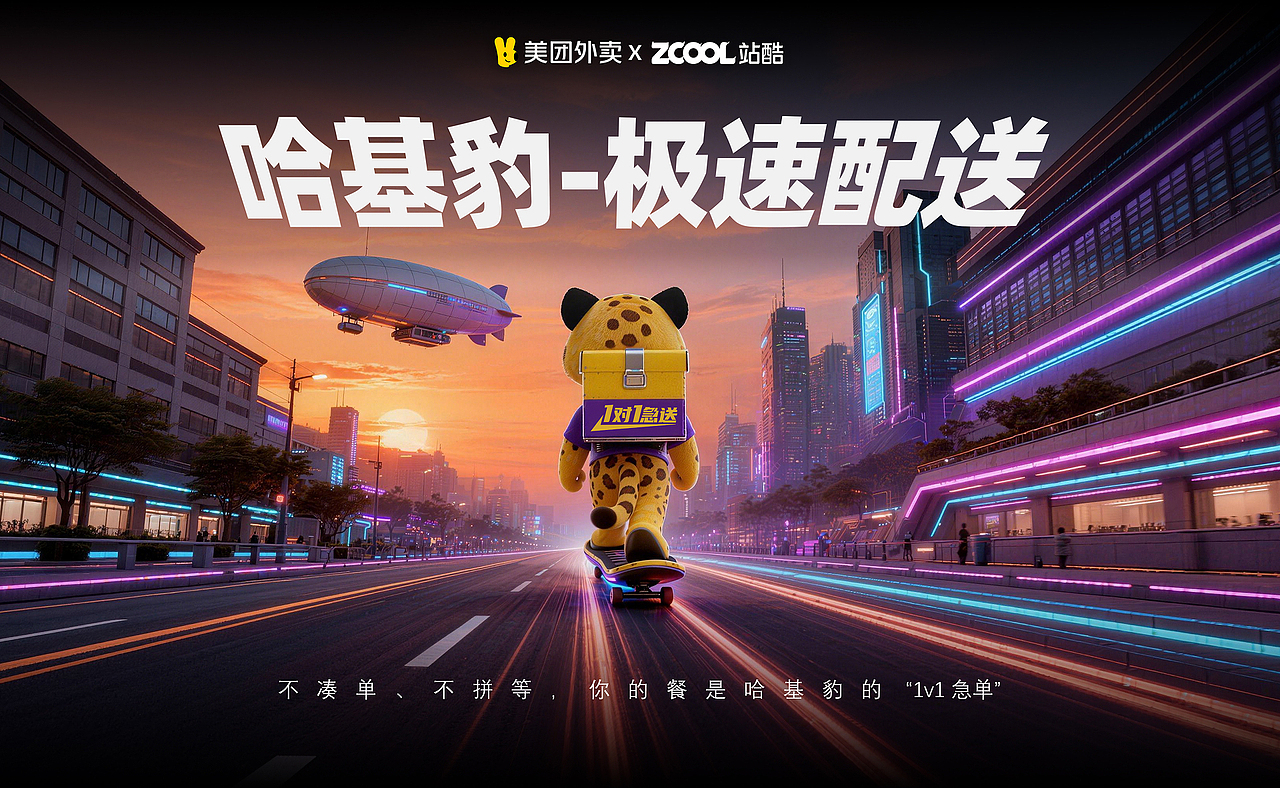《急送 1v1：豹速抵达》-哈基豹（图ZNDAxNzg3MTQ0） - AI作品 - 站酷设计师to鱼干原创素材 - 站酷ZCOOL