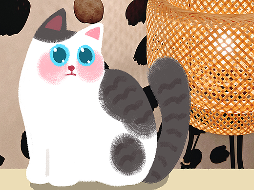 涂鸦 | 可爱的猫咪