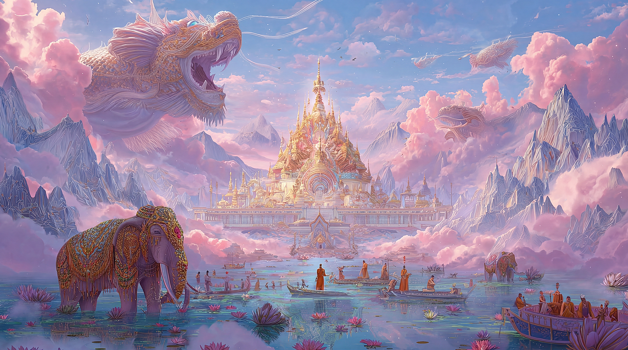 《兰纳女神》(图ZNDAxNzg3NjEy) - AI作品 - 站酷设计师轩大拾羊原创素材 - 站酷ZCOOL
