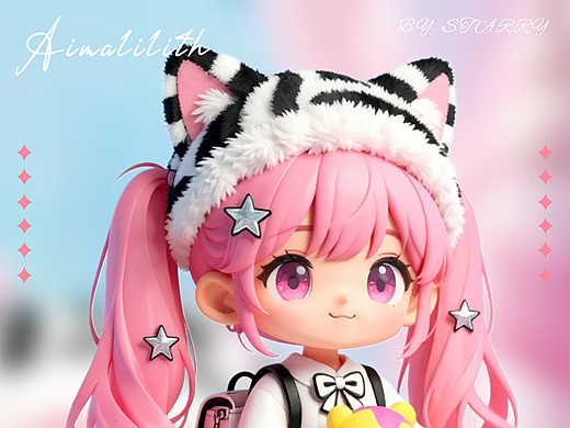 2026 原創(chuàng)ip潮玩設(shè)計——時尚女孩LILITH（個人主頁-ZNzMwNzMzOTI=） - IP形象 - 站酷設(shè)計師囍牛設(shè)計師原創(chuàng)素材 - 站酷ZCOOL