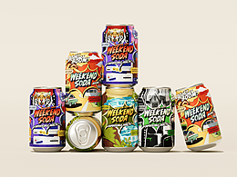 漫畫/罐裝飲料易拉罐包裝設(shè)計(jì)weekendsoda