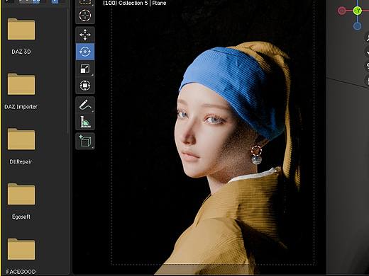 带珍珠耳环的少女，是的呢