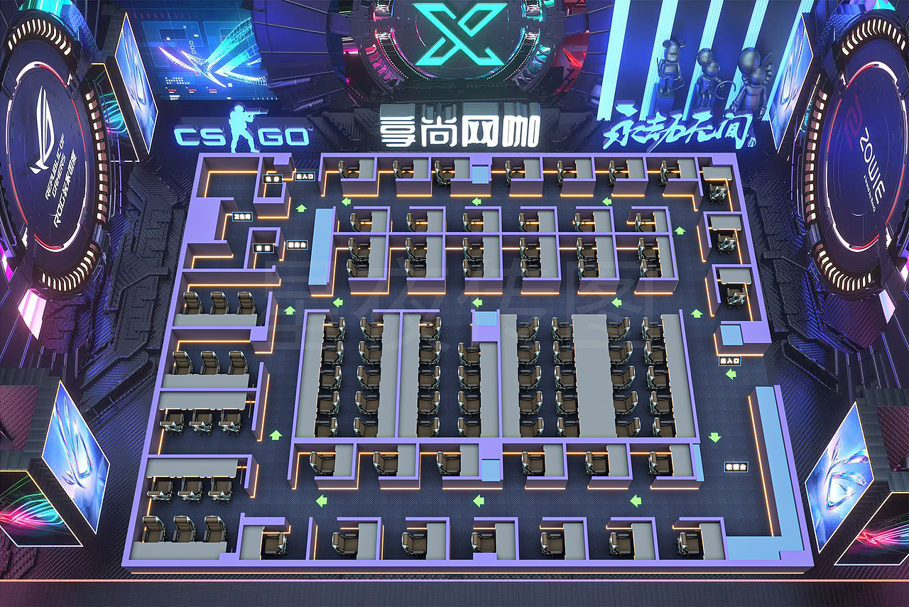 空间是生活的容器，鸟瞰是设计的语言（图ZNDAxNzk4NDQ0） - 商业空间设计 - 站酷设计师Z94144900原创素材 - 站酷ZCOOL