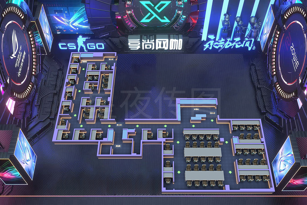 空间是生活的容器，鸟瞰是设计的语言（图ZNDAxNzk4NDQ4） - 商业空间设计 - 站酷设计师Z94144900原创素材 - 站酷ZCOOL