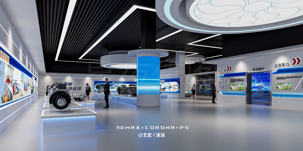 科技展厅 | 探索科技边界（图ZNDAxNzk4NTI4） - 商业空间设计 - 站酷设计师楚思沫原创素材 - 站酷ZCOOL