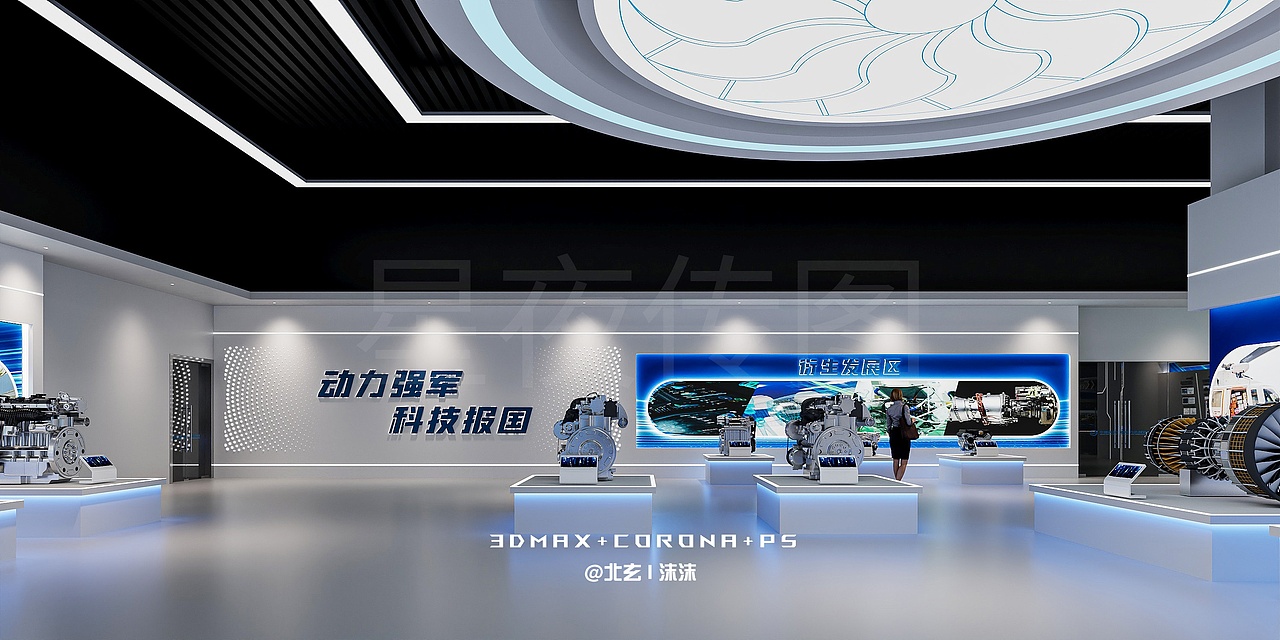 科技展厅 | 探索科技边界（图ZNDAxNzk4NTU2） - 商业空间设计 - 站酷设计师楚思沫原创素材 - 站酷ZCOOL